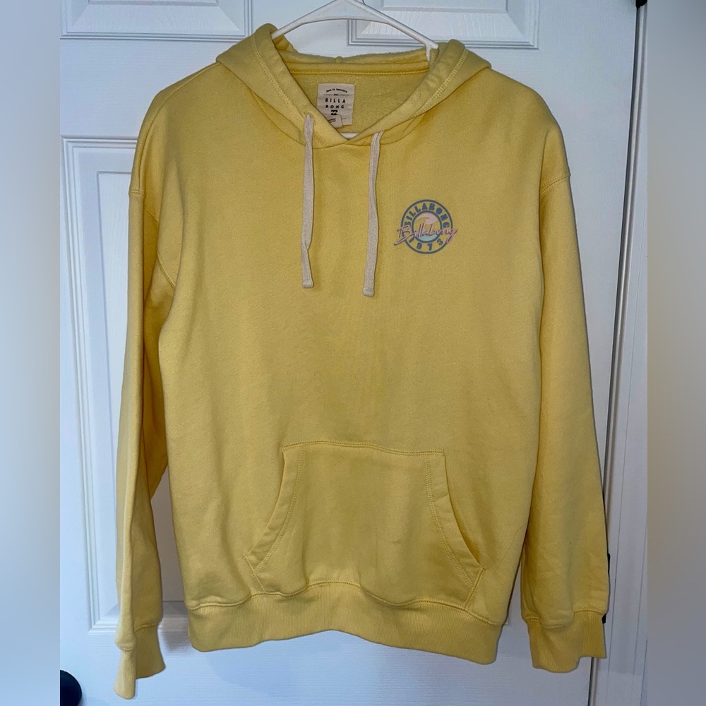 Billabong Yellow Hoodie Sweater